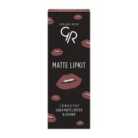 Golden Rose Matte Lip Kit Rose Taupe